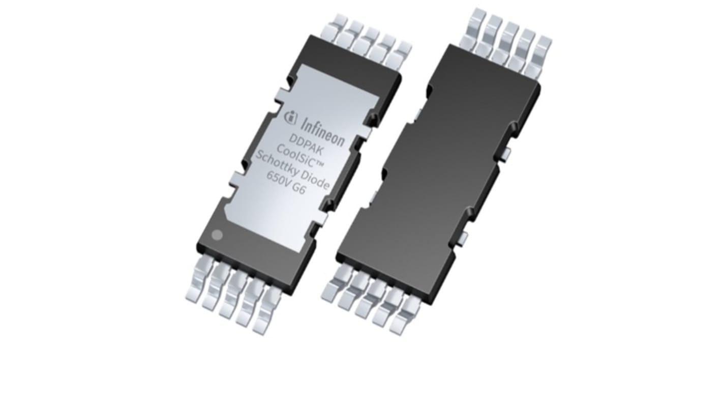 Infineon 650V 20A, SiC Schottky Rectifier & Schottky Diode, DDPAK IDDD20G65C6XTMA1