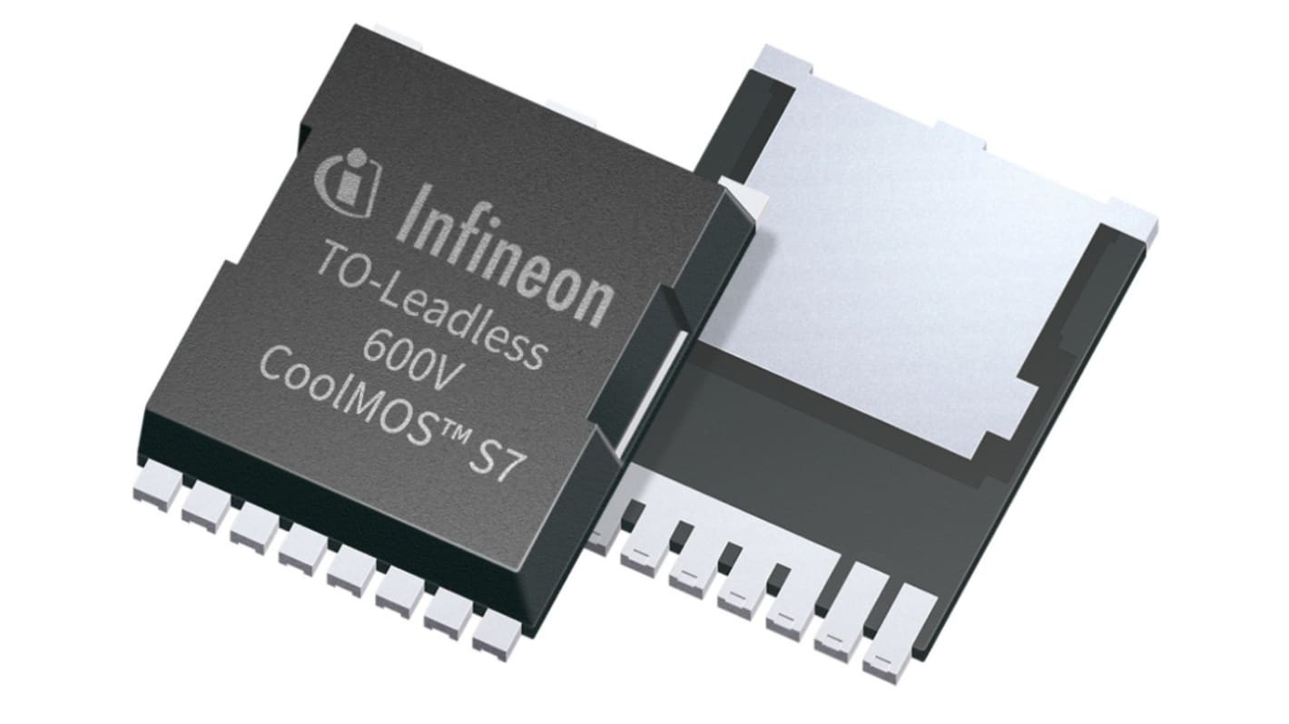 MOSFET Infineon IPT60R040S7XTMA1, VDSS 600 V, ID 13 A, HSOF-8