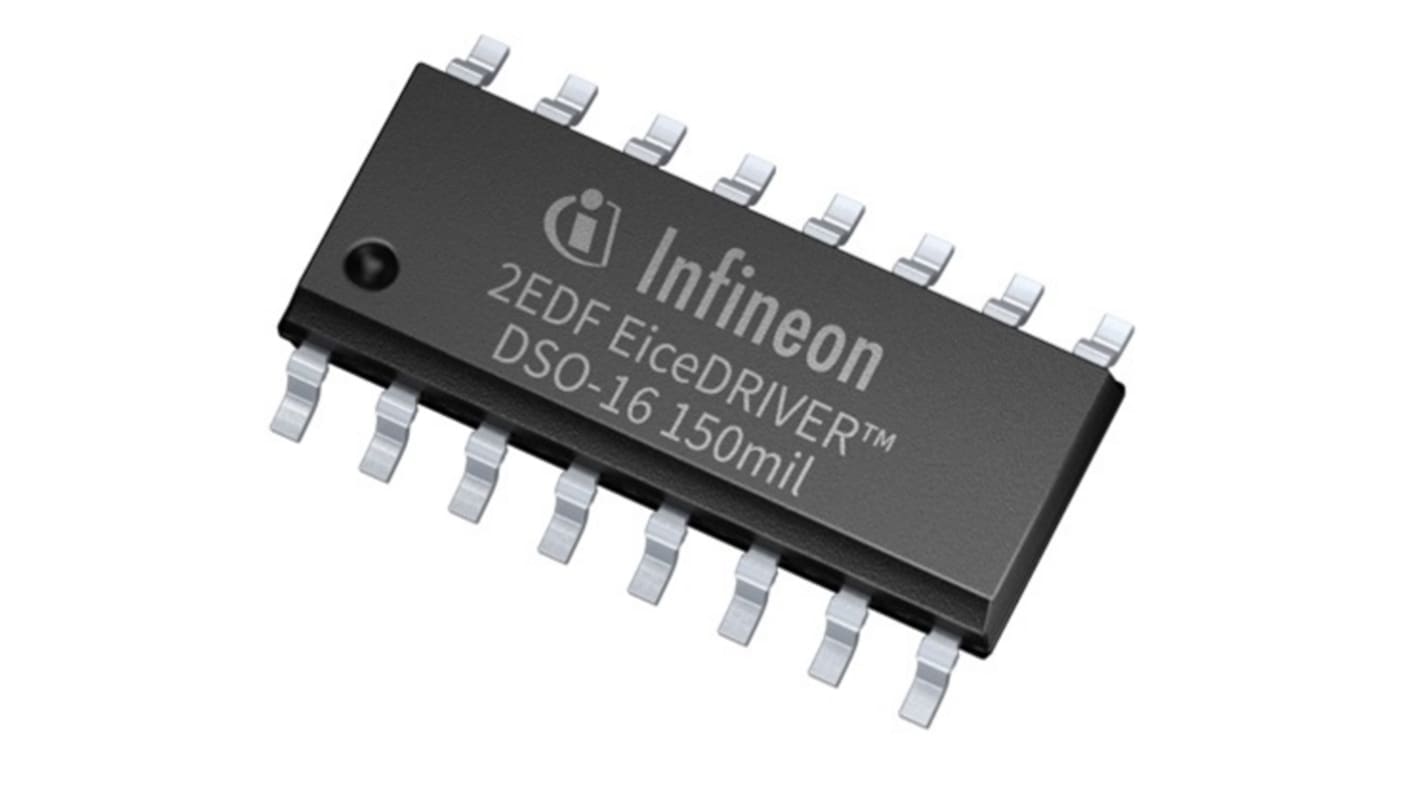 Infineon 2EDF7175FXUMA2, 8 A, 3.5V 16-Pin, DSO-16