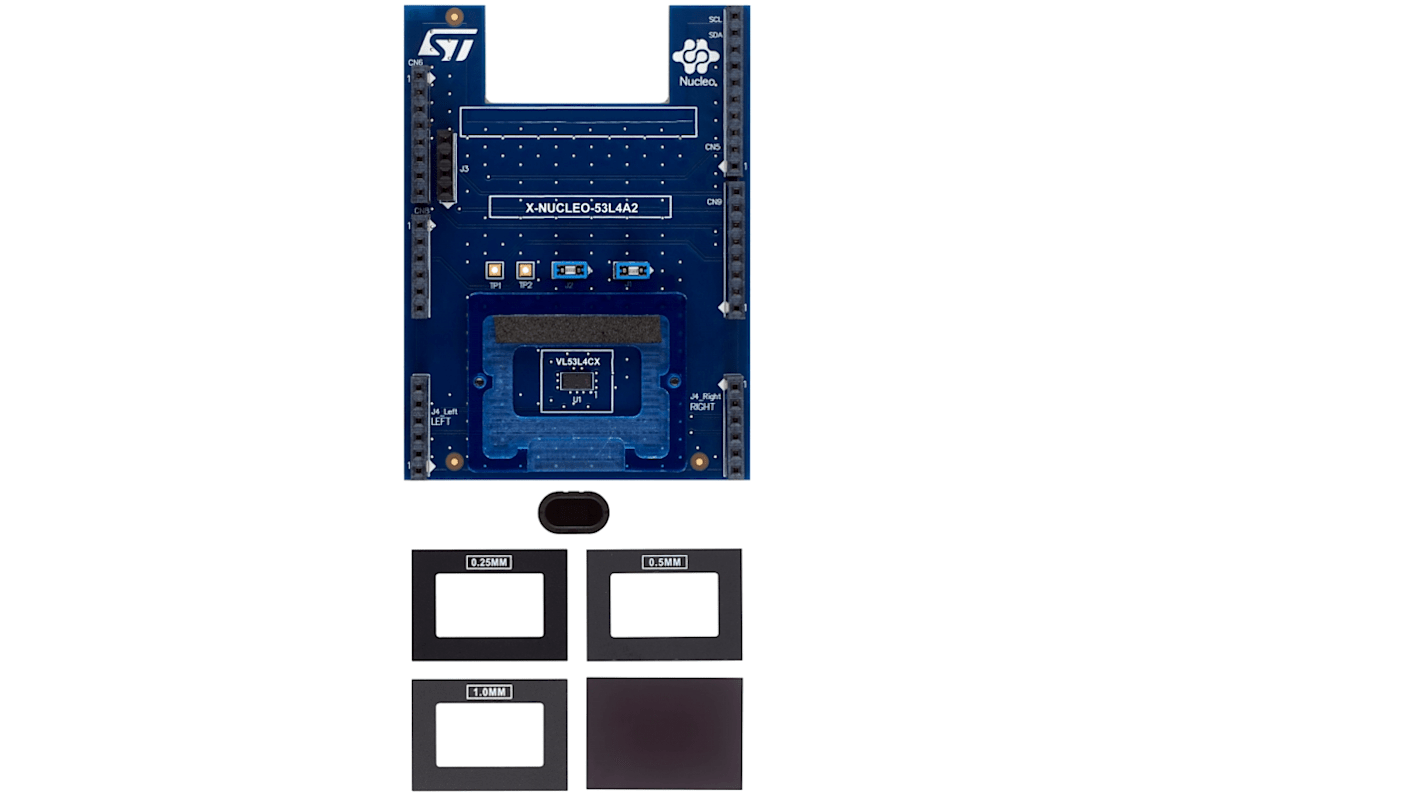 Placa de expansión Sensor ToF STMicroelectronics ST Eval Board X-NUCLEO-53L4A2 - X-NUCLEO-53L4A2, para usar con STM32