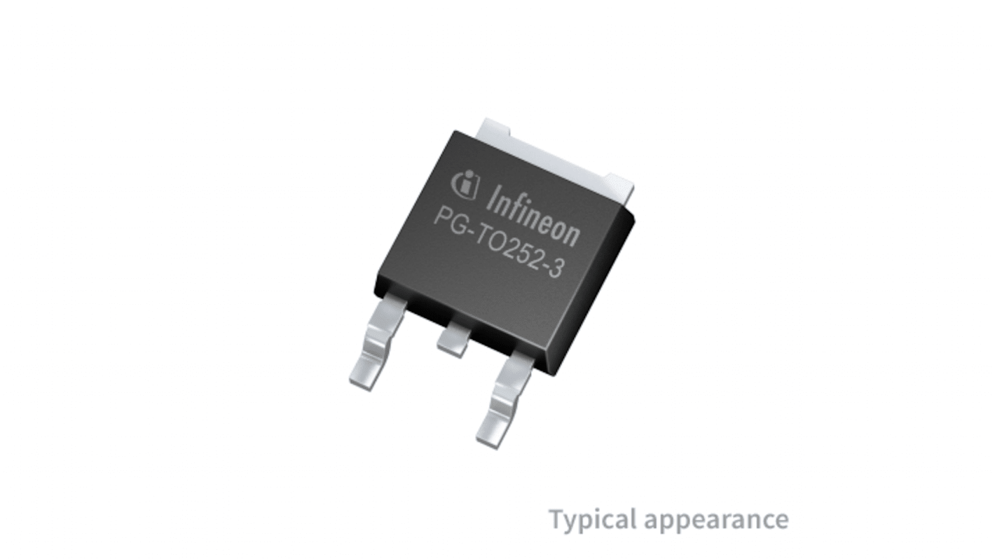 MOSFET Infineon, canale N, 30 A, TO-252, Montaggio superficiale
