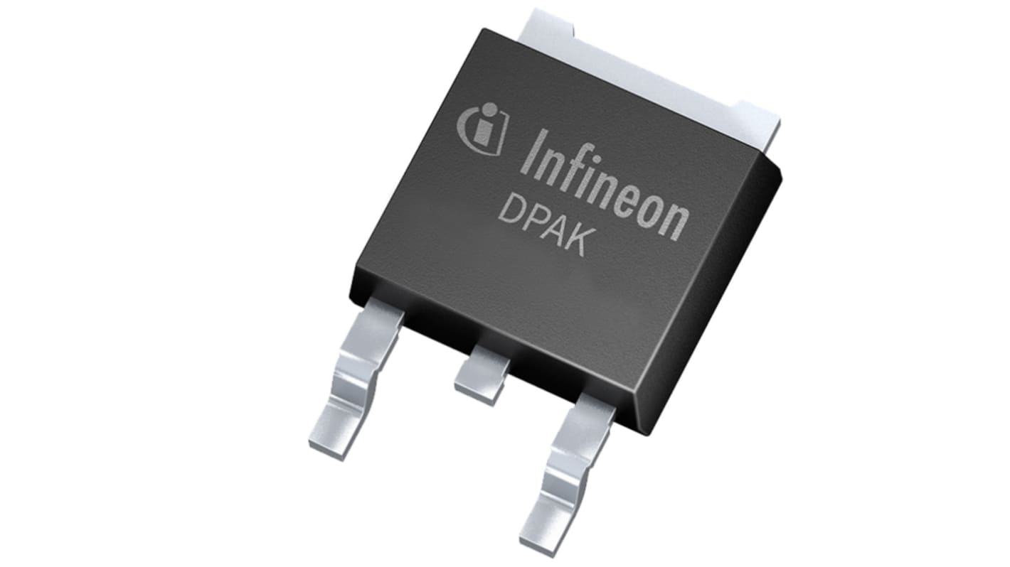 MOSFET Infineon IPD80R1K2P7ATMA1, VDSS 800 V, ID 4,5 A, TO-252 de 3 pines
