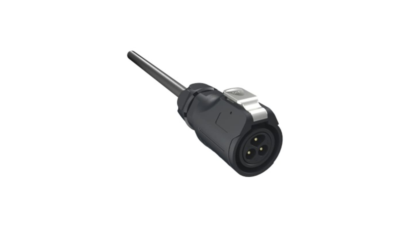 Amphenol Communications Solutions Straight Male M16 to Unterminated Sensor Actuator Cable, 1m