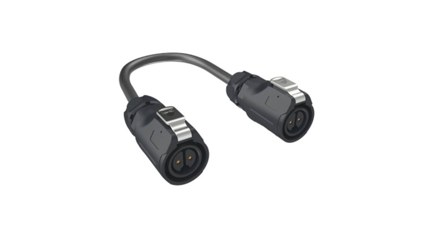 Amphenol Communications Solutions MRD Serien M16 til M16 Sensor/aktuatorkabel, 3m kabel