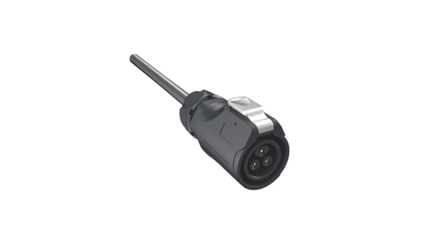 Amphenol Communications Solutions Straight Male M16 to Unterminated Sensor Actuator Cable, 1m