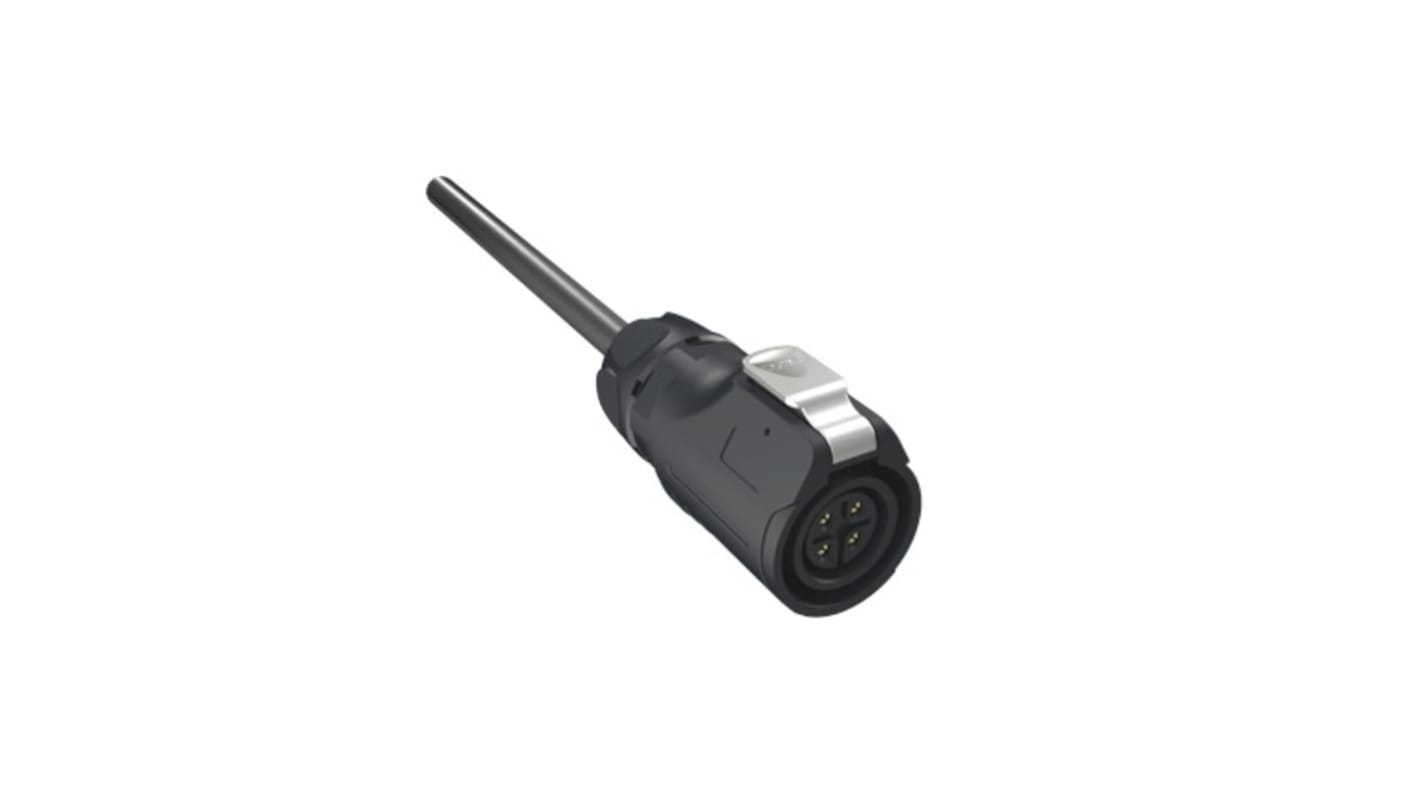 Amphenol Communications Solutions Straight Male M16 to Unterminated Sensor Actuator Cable, 3m
