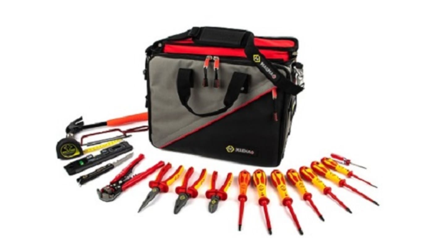 Kit de herramientas CK, Bolsa de 9 piezas, para electricistas