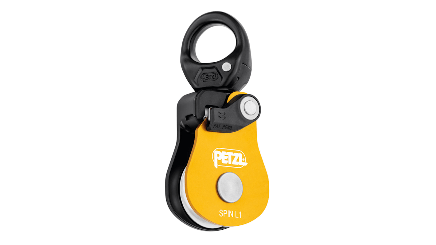 Poulie à câble Petzl, Ø 7mm x 13mm max diam du câble, 8kN max charge de travail, 36kN charge de rupture