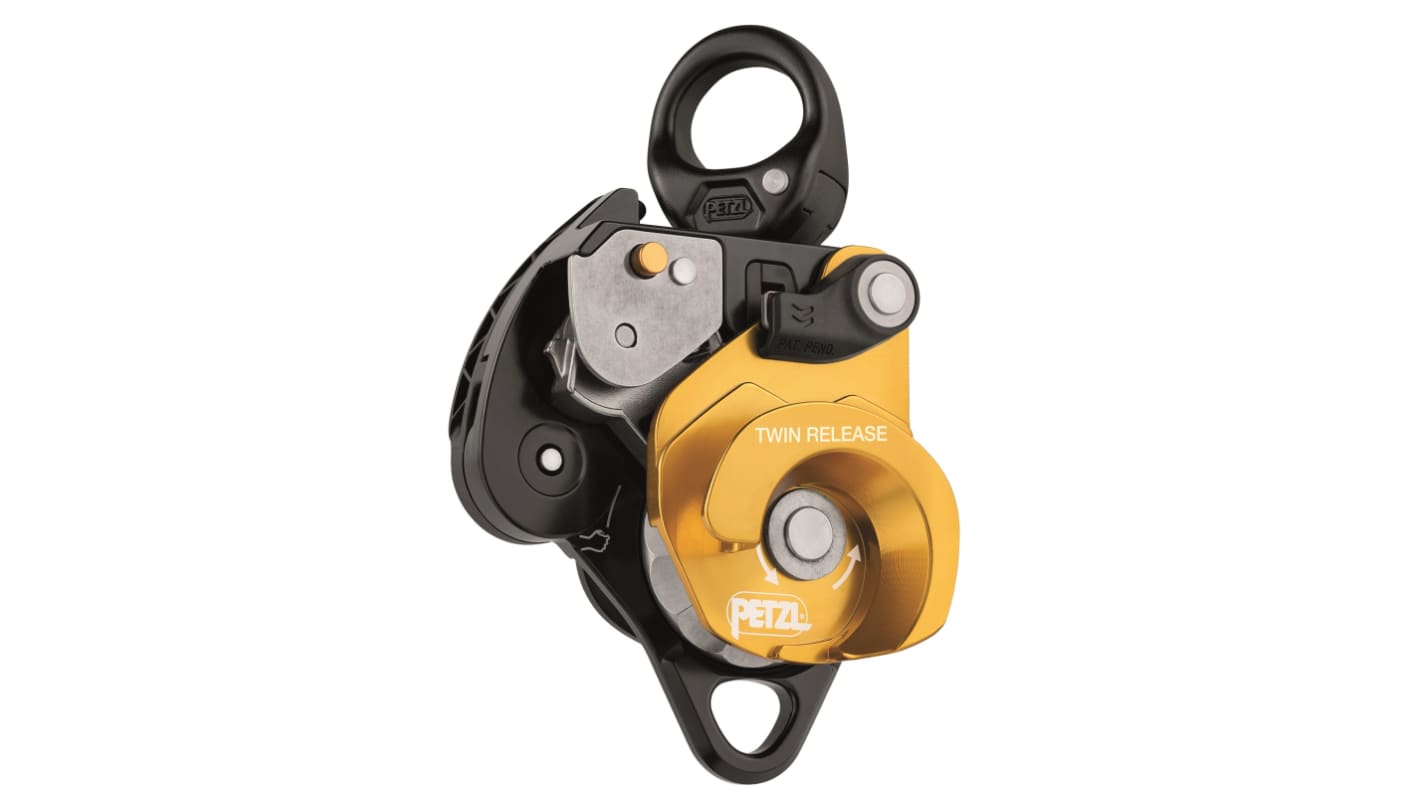 Petzl Rope Pulley, 8mm min rope diameter, 13mm max rope diameter, 280kg max working load, 36kN breaking strength