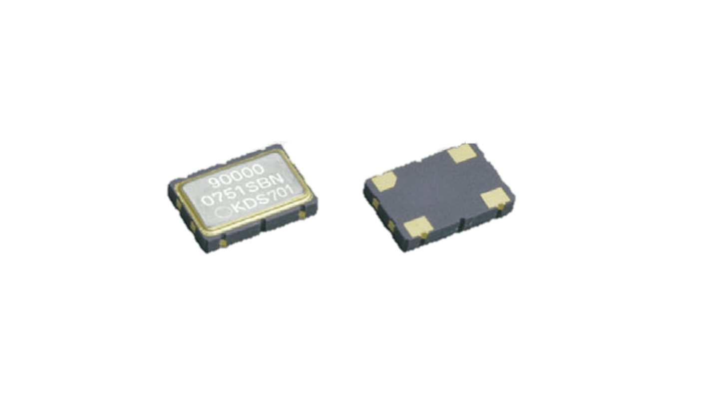 Daishinku Corporation, 1.8432MHz Crystal Oscillator Oscillator, ±50 x 10⁻⁶ HCMOS SMD DSO751SBMYB 1.8432MHz