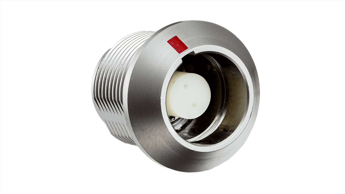 Amphenol Industrial Circular Connector, 2 Contacts, Panel Mount, Plug, IP68, FLOS+ K Series