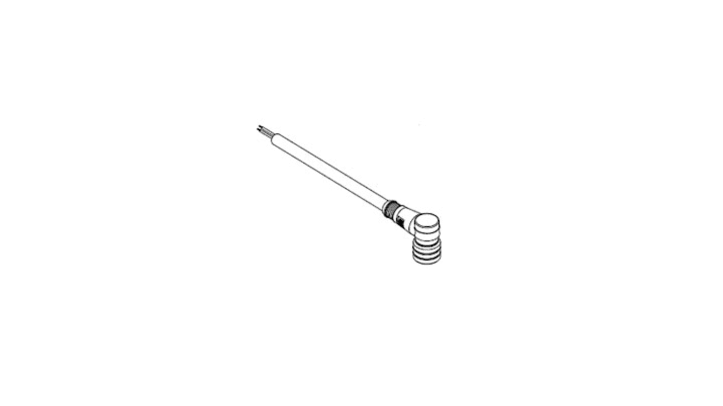 Molex Female 4 way M12 to Female Unterminated Sensor Actuator Cable, 2m