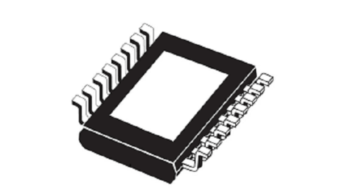 STMicroelectronics Netzschalter, Hochspannungsseite CMOS 2,2 A 28V 16-Pin PowerSSO-16