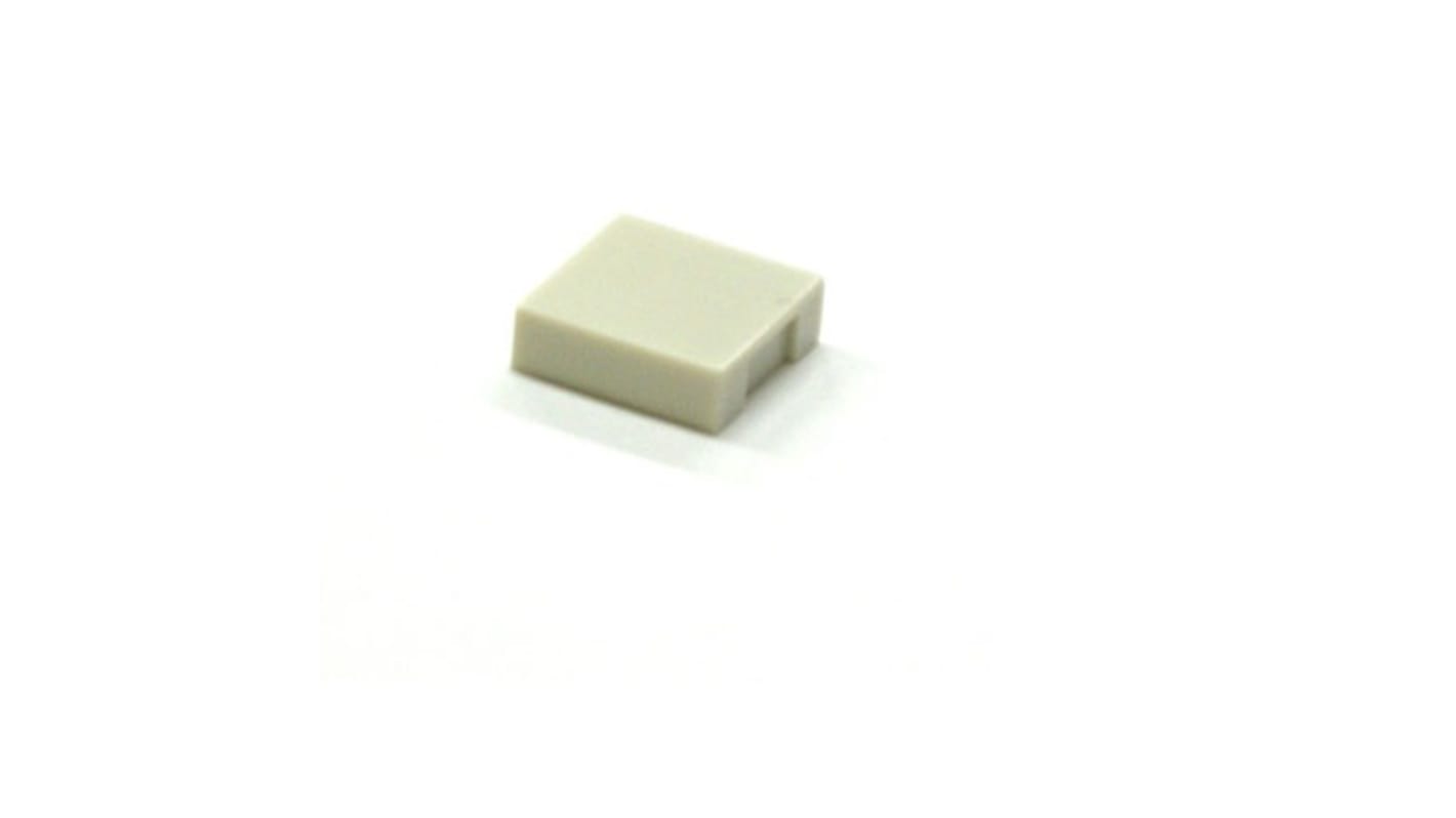NIDEC COPAL ELECTRONICS GMBH Light Grey Push Button Cap for Use with TR1 Pushbutton Switches