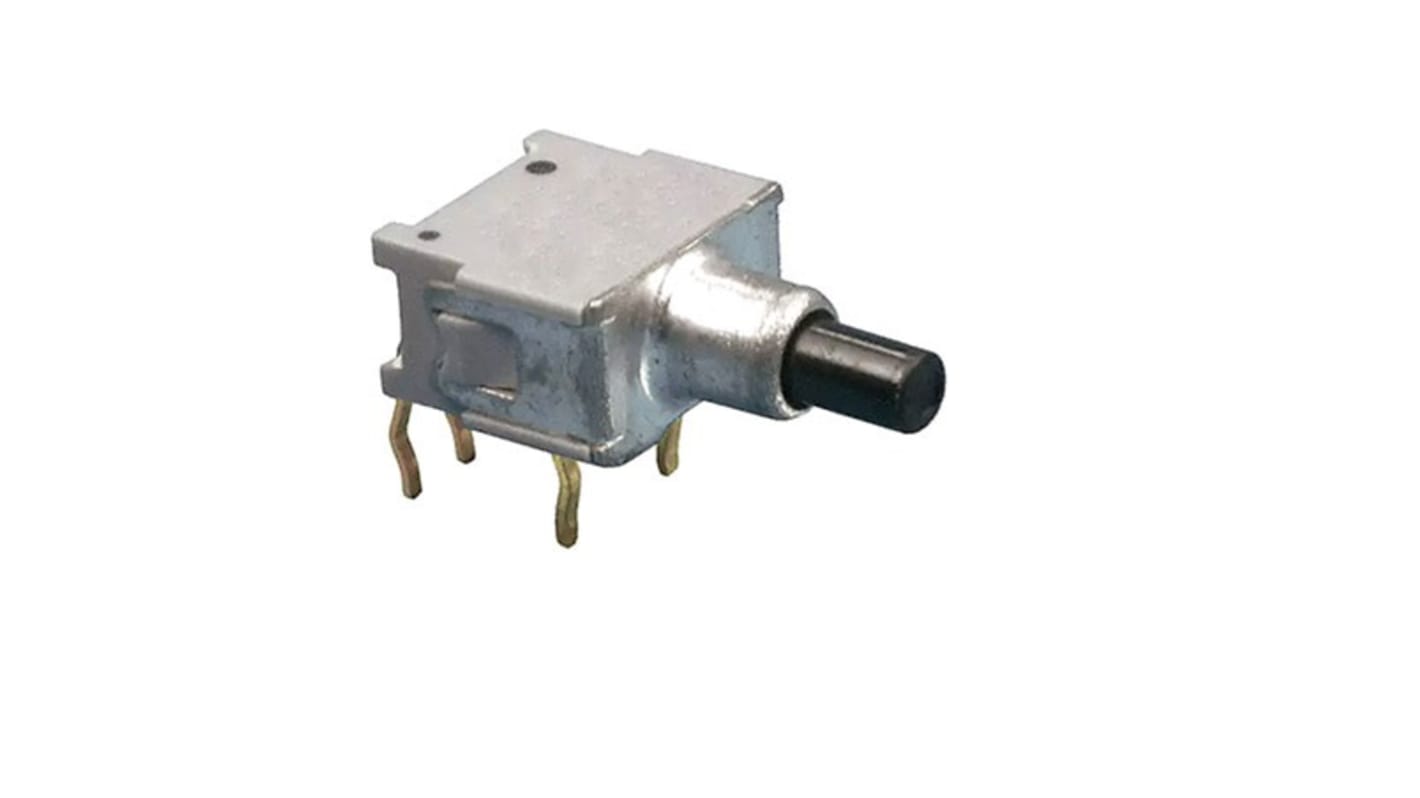 NIDEC COPAL ELECTRONICS GMBH APE Series Miniature Push Button Switch, On-(On), PCB, SPDT, 60V ac/dc