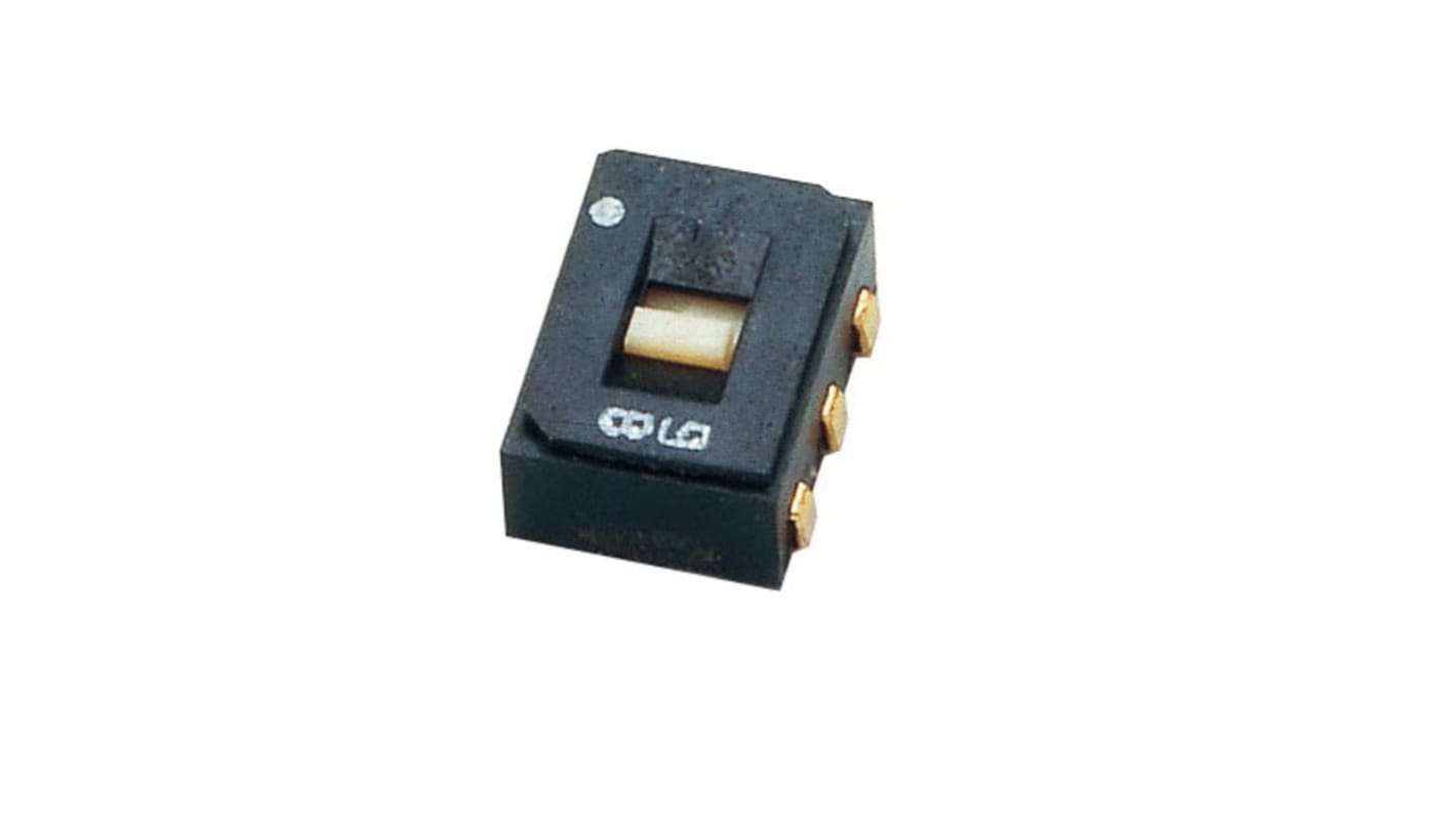 CAS-220TA | Nidec Components Surface Slide Switch 2PDT DP 100mA | RS