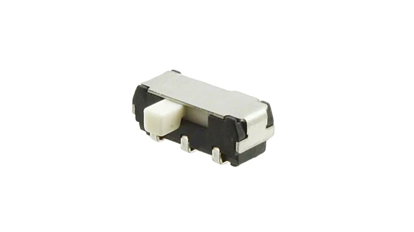 NIDEC COPAL ELECTRONICS GMBH Schiebeschalter 2-polig, 2-poliger Wechsler SMD 200 mA