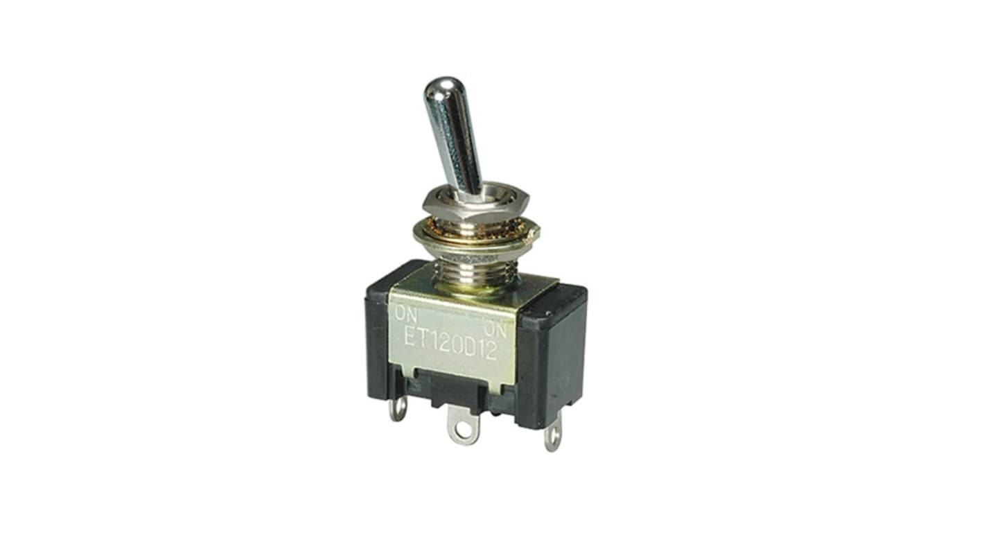 ET115E12Z NIDEC COPAL ELECTRONICS GMBH Toggle Switch, PCB Mount, On