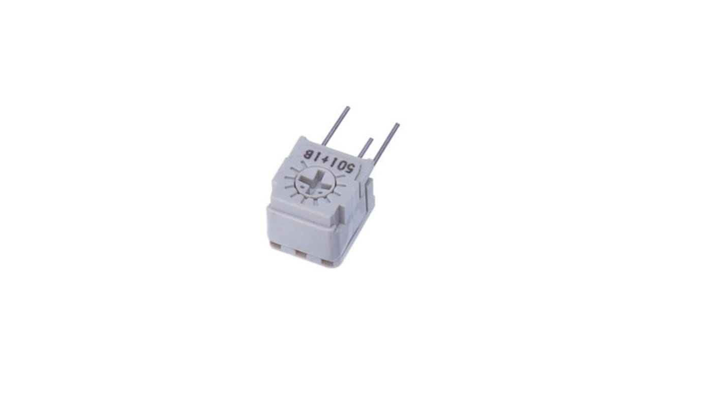 NIDEC COPAL ELECTRONICS GMBH 1-Gang THT Trimmer-Potentiometer, Seitliche Einstellung, 0.5W