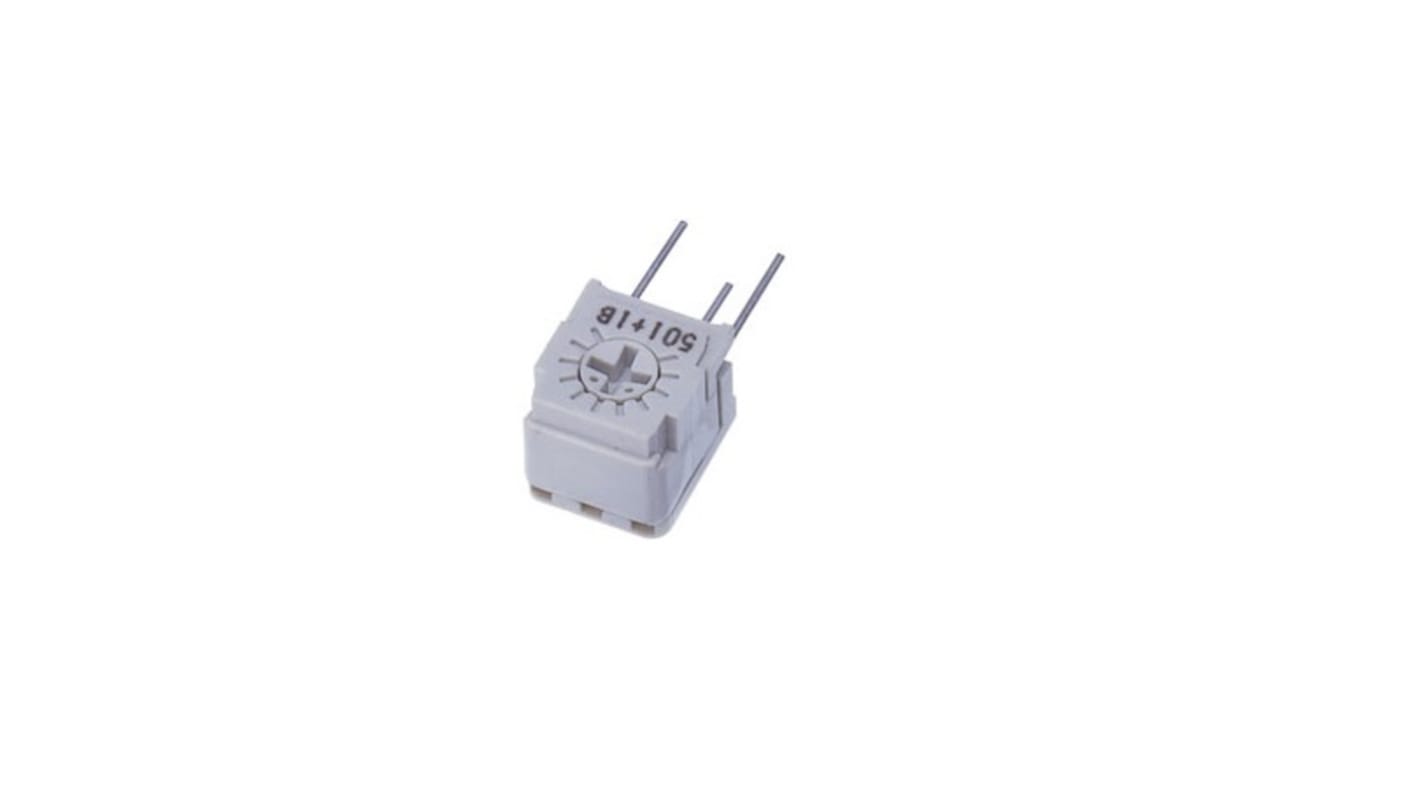 NIDEC COPAL ELECTRONICS GMBH 1-Gang THT Trimmer-Potentiometer, Seitliche Einstellung, 0.5W