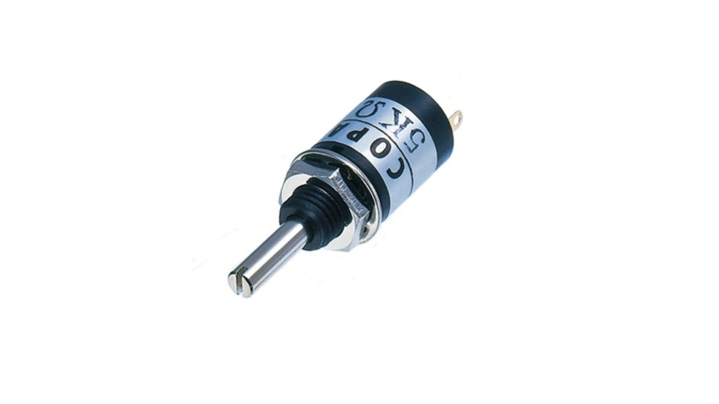 NIDEC COPAL ELECTRONICS GMBH Rotary Potentiometer 3-Turns 1-Gang, MC1003-000-103