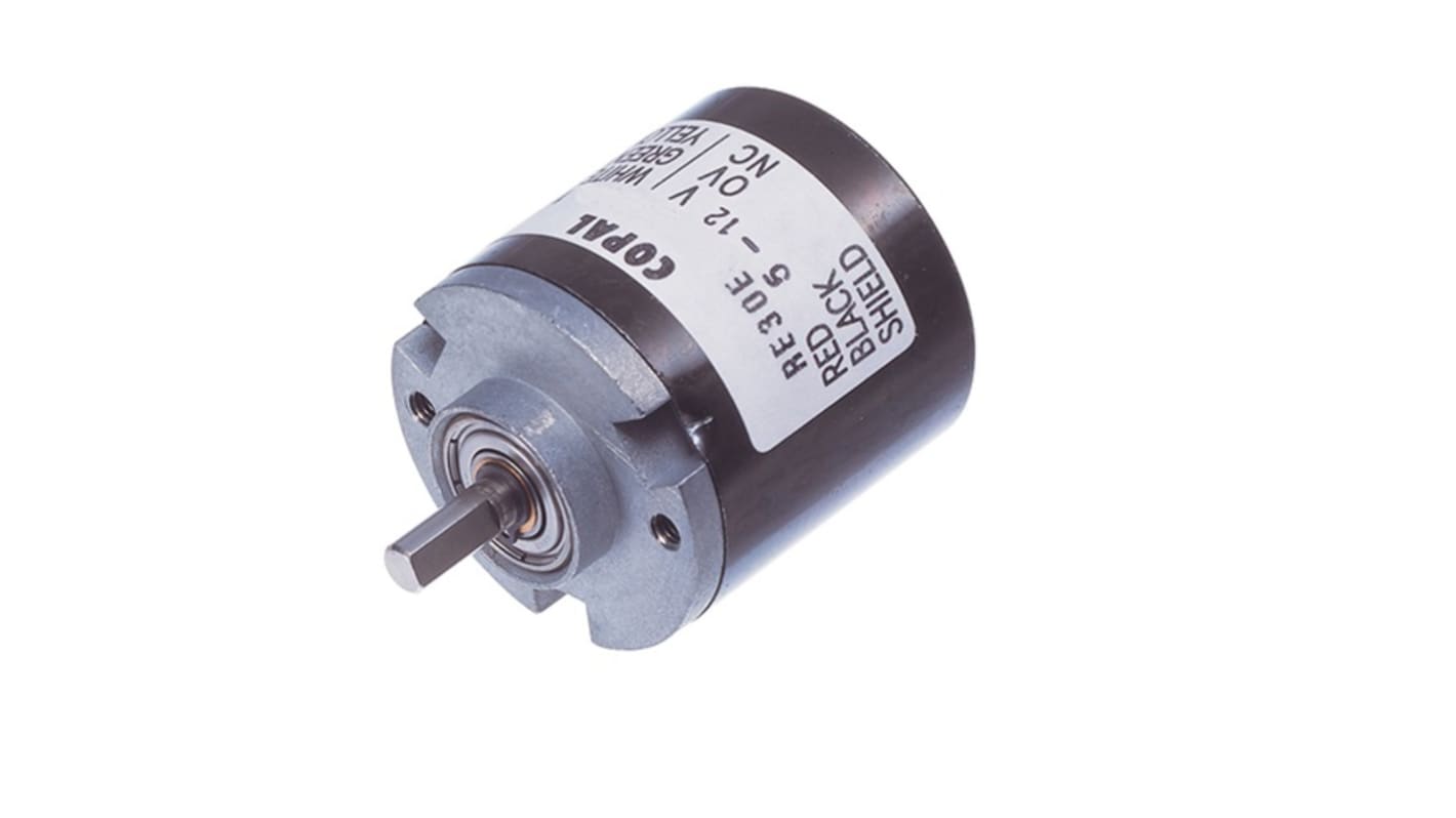 Encoder ottico NIDEC COPAL ELECTRONICS GMBH 1024 impulsi/giro, 24V cc, diametro albero 4 mm