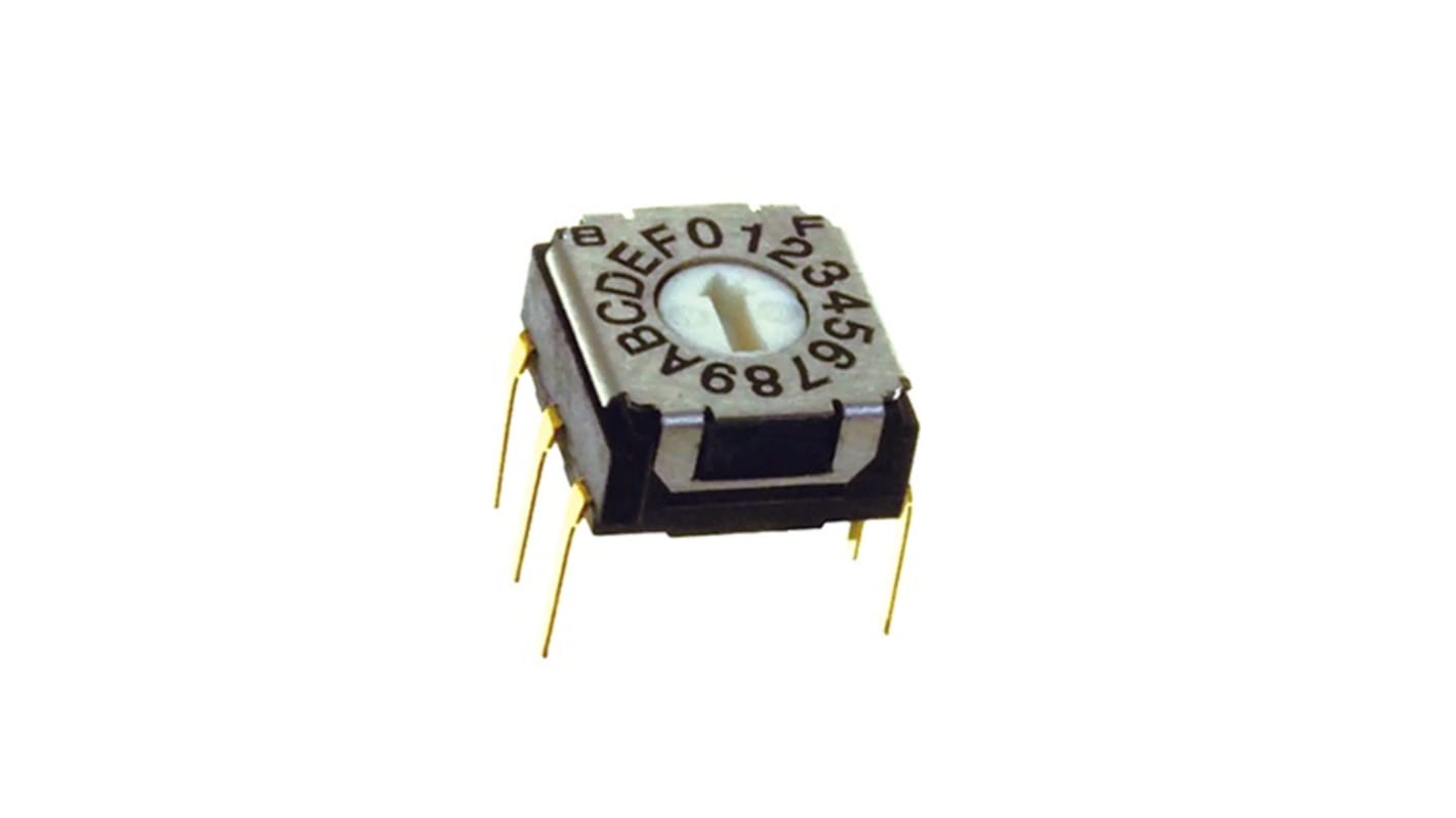 Interruttore rotativo codificato DIP NIDEC COPAL ELECTRONICS GMBH SH-7000, Pin