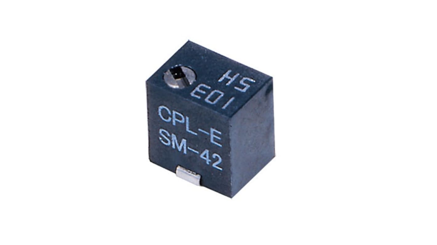 Potenciómetro para PCB NIDEC COPAL ELECTRONICS GMBH, 0.25W, vueltas: 11, , SMD