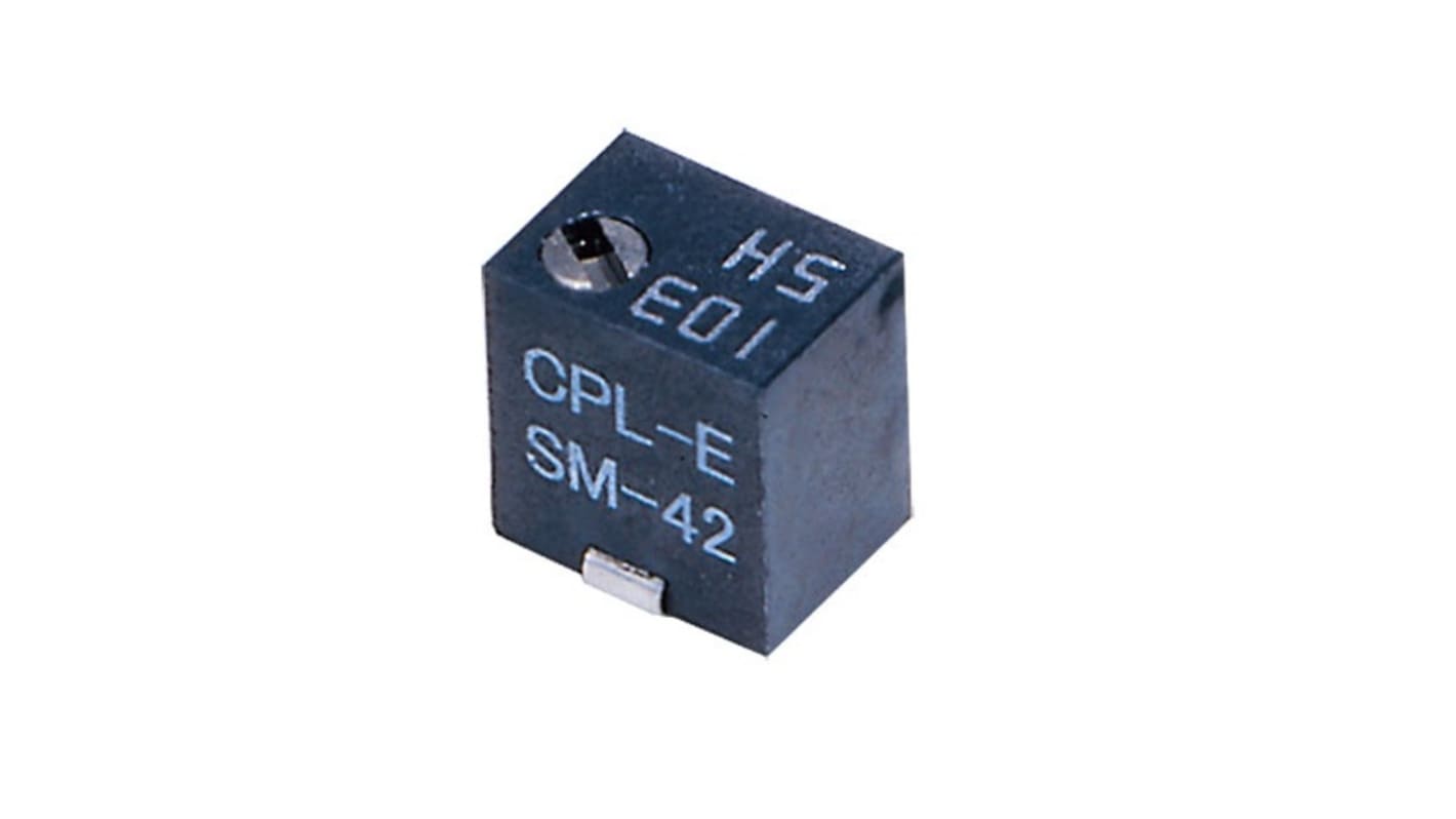 Potenciómetro para PCB NIDEC COPAL ELECTRONICS GMBH, 0.25W, vueltas: 11, , SMD