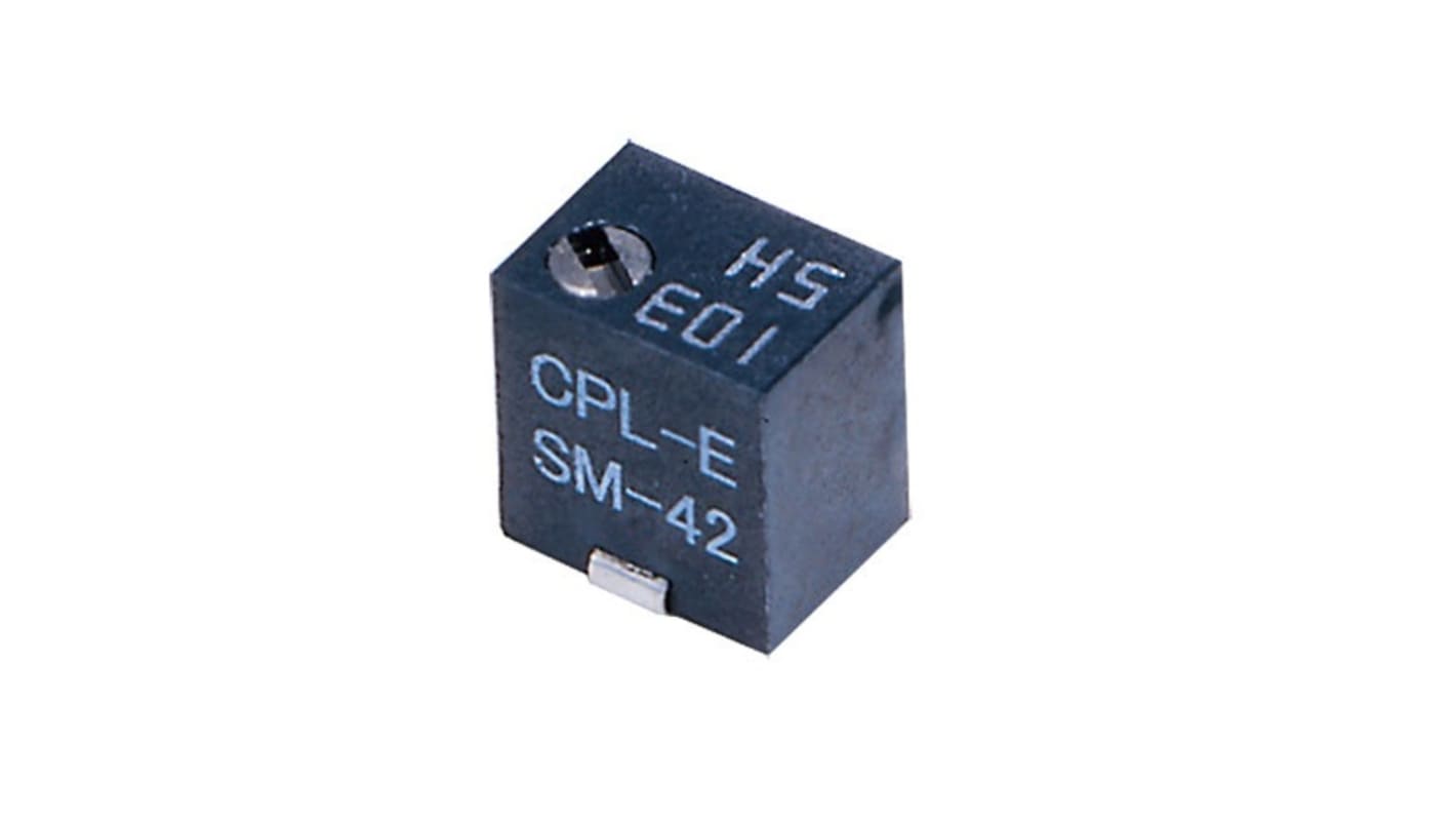 NIDEC COPAL ELECTRONICS GMBH 11-Gang SMD Trimmer-Potentiometer, Einstellung von oben, 0.25W