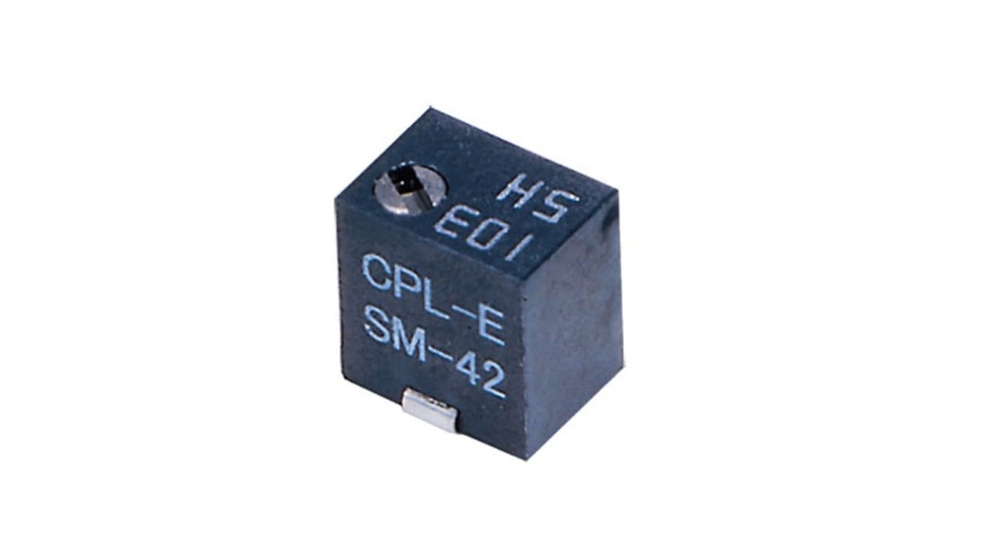 Potenciómetro para PCB NIDEC COPAL ELECTRONICS GMBH, 0.25W, vueltas: 11, , SMD