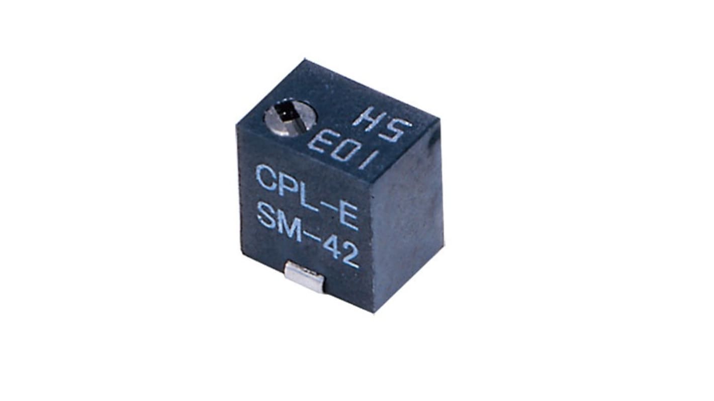 NIDEC COPAL ELECTRONICS GMBH 半固定抵抗器（トリマポテンショメータ） 表面実装 11回転型 SM-42TW202
