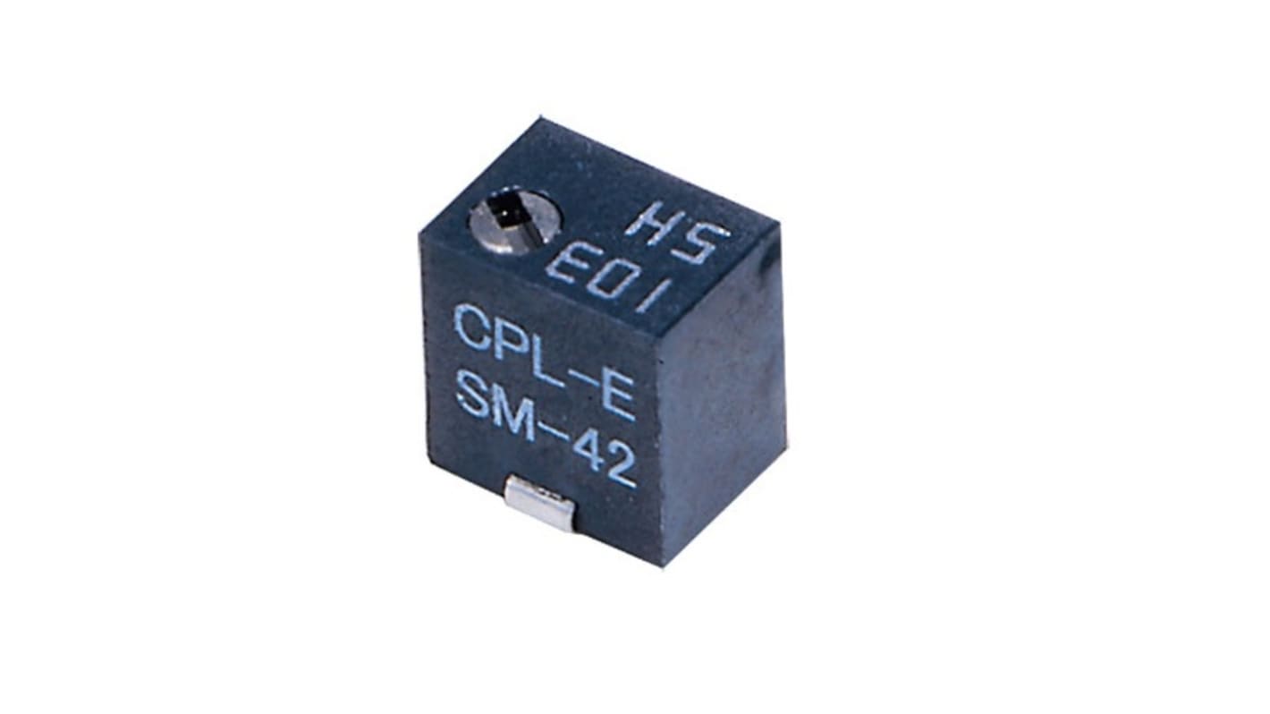 NIDEC COPAL ELECTRONICS GMBH 11-Gang SMD Trimmer-Potentiometer, Einstellung von oben, 0.25W