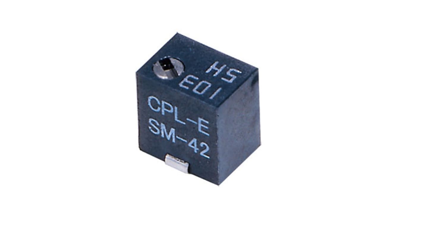 NIDEC COPAL ELECTRONICS GMBH 11-Gang SMD Trimmer-Potentiometer, Einstellung von oben, 0.25W