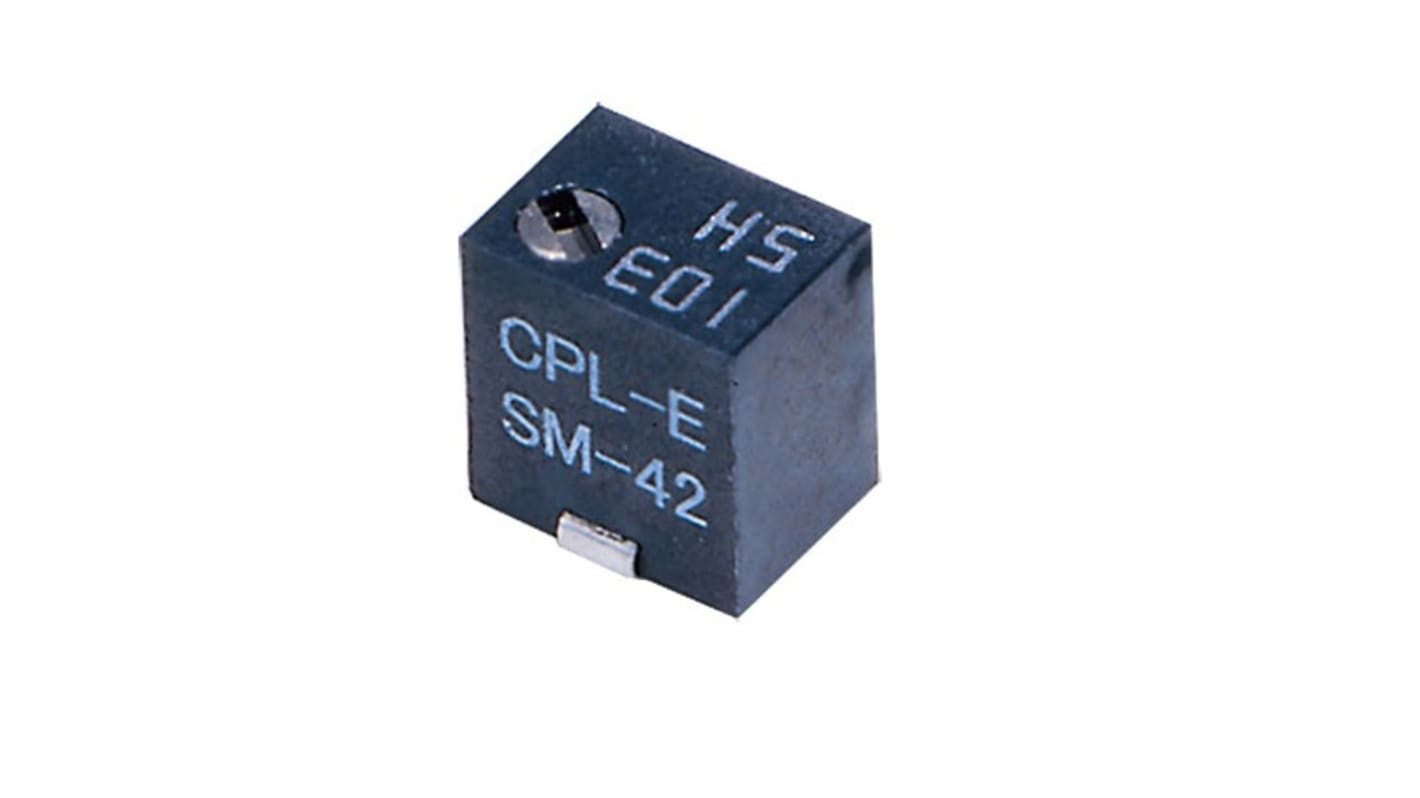 NIDEC COPAL ELECTRONICS GMBH 11-Gang SMD Trimmer-Potentiometer, Einstellung von oben, 0.25W