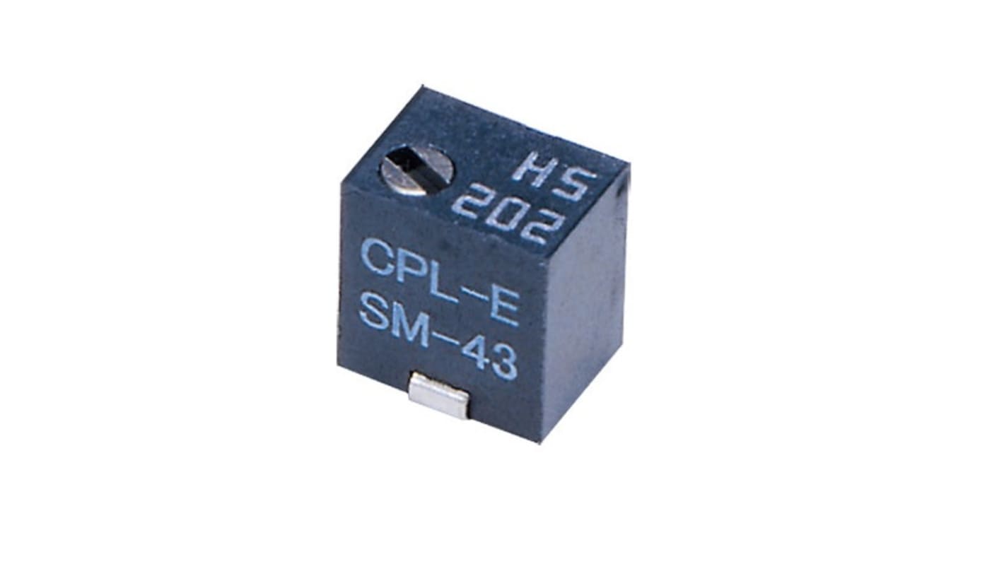 NIDEC COPAL ELECTRONICS GMBH 5-Gang SMD Trimmer-Potentiometer, Einstellung von oben, 0.25W