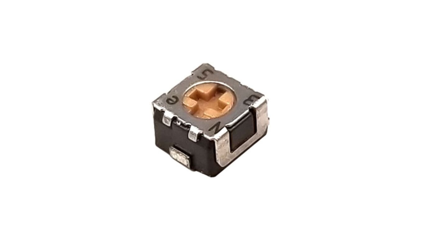 Potentiomètre trimmer NIDEC COPAL ELECTRONICS GMBH CMS 1 tour Réglage par le dessus