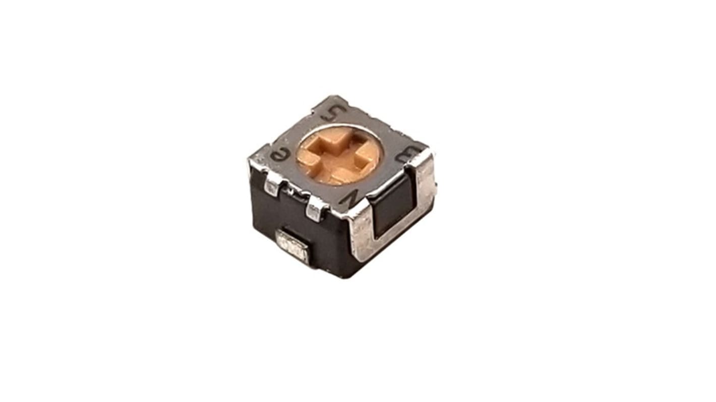 Potentiomètre trimmer NIDEC COPAL ELECTRONICS GMBH CMS 1 tour Réglage par le dessus