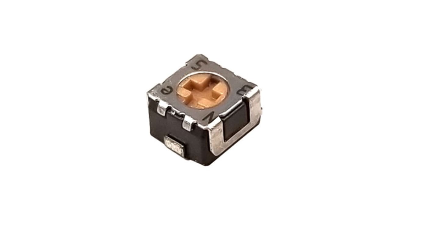 Potentiomètre trimmer NIDEC COPAL ELECTRONICS GMBH CMS 1 tour Réglage par le dessus