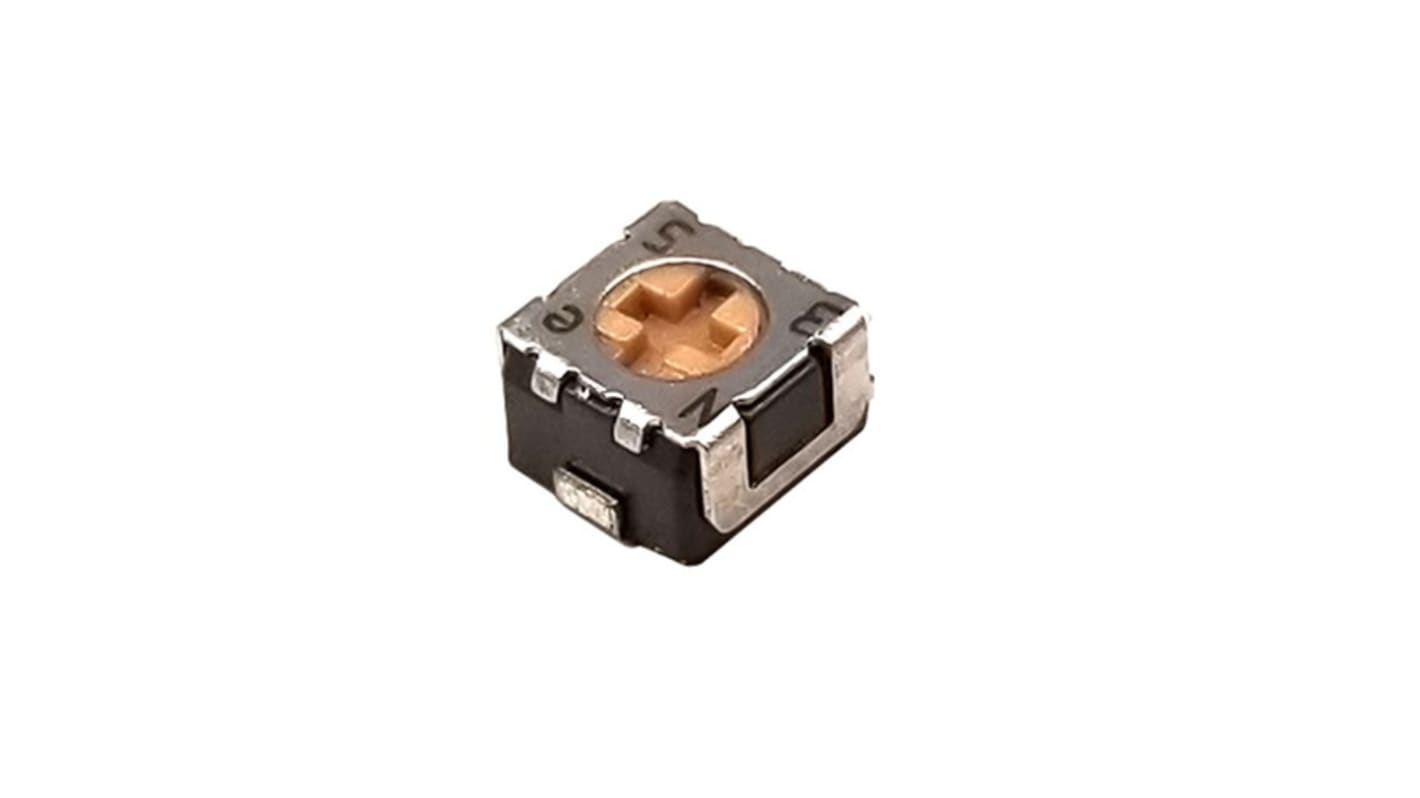 Potentiomètre trimmer NIDEC COPAL ELECTRONICS GMBH CMS 1 tour Réglage par le dessus