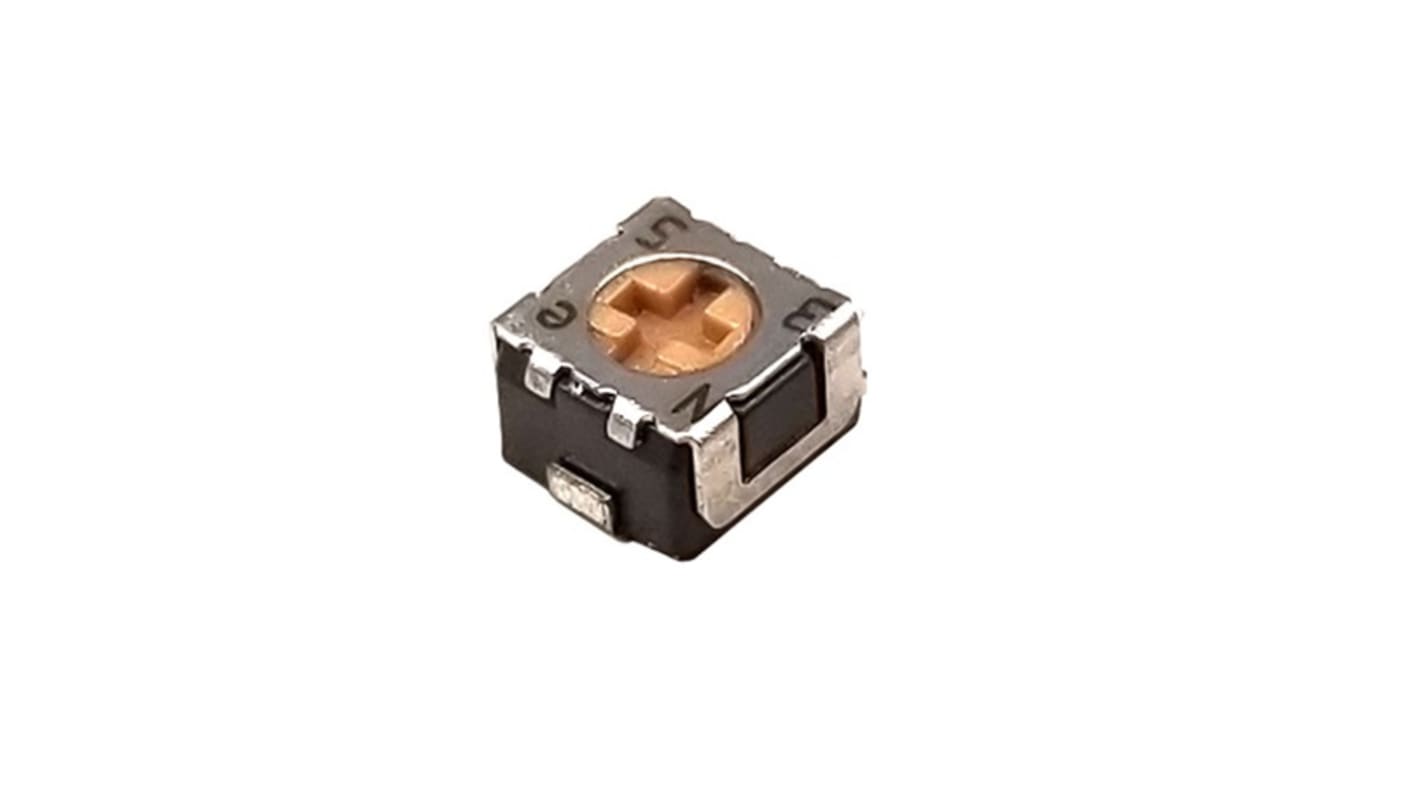 Potentiomètre trimmer NIDEC COPAL ELECTRONICS GMBH CMS 1 tour Réglage par le dessus