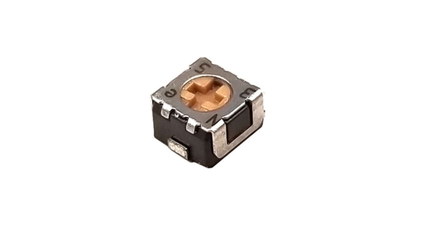 Potentiomètre trimmer NIDEC COPAL ELECTRONICS GMBH CMS 1 tour Réglage par le dessus