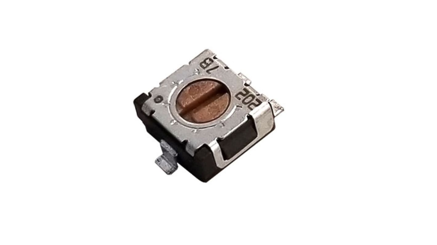 Potentiomètre trimmer NIDEC COPAL ELECTRONICS GMBH CMS 1 tour Réglage par le dessus