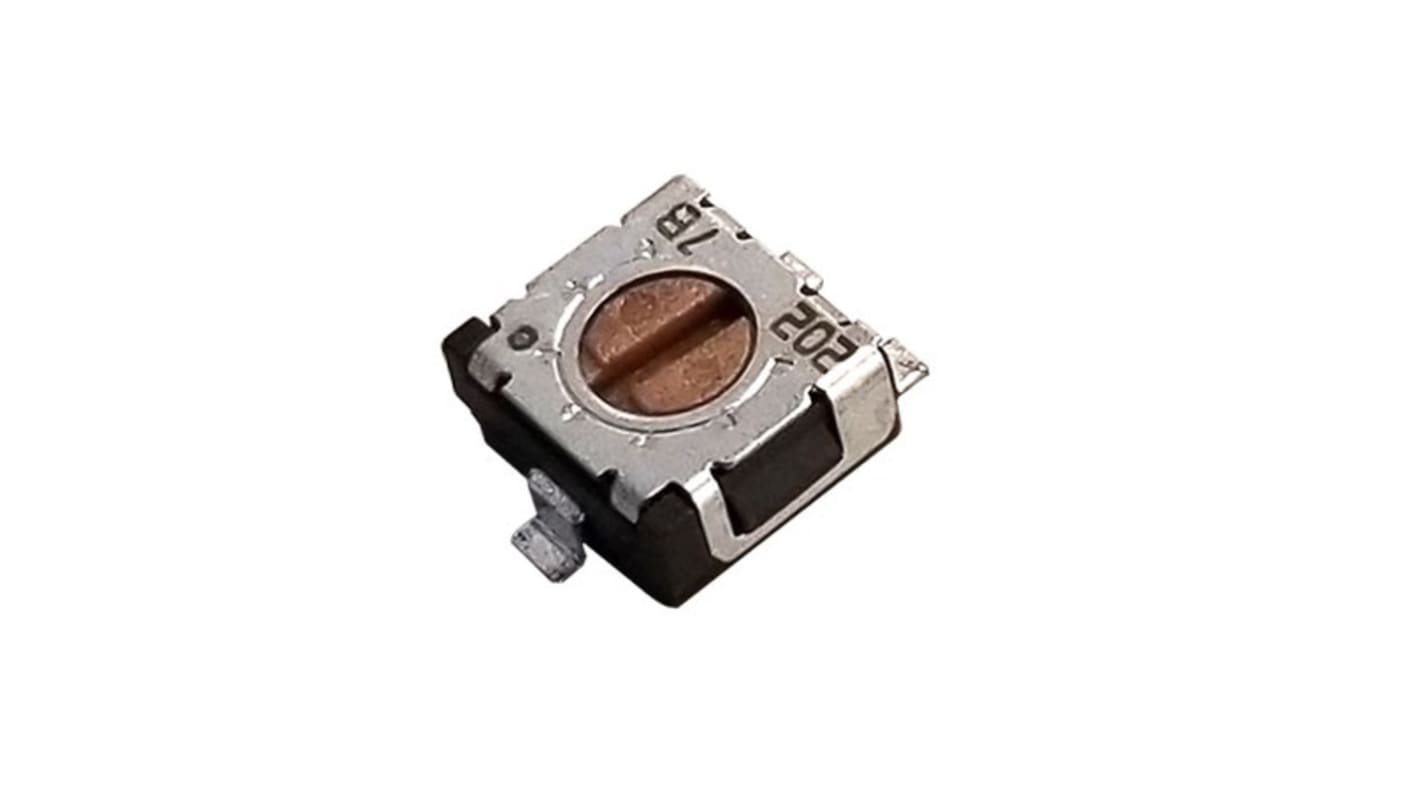 Potentiomètre trimmer NIDEC COPAL ELECTRONICS GMBH CMS 1 tour Réglage par le dessus