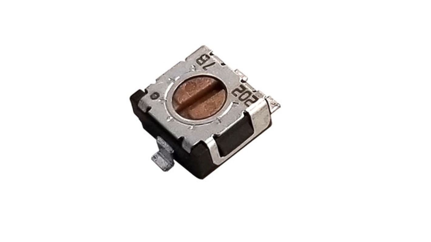 Potentiomètre trimmer NIDEC COPAL ELECTRONICS GMBH CMS 1 tour Réglage par le dessus