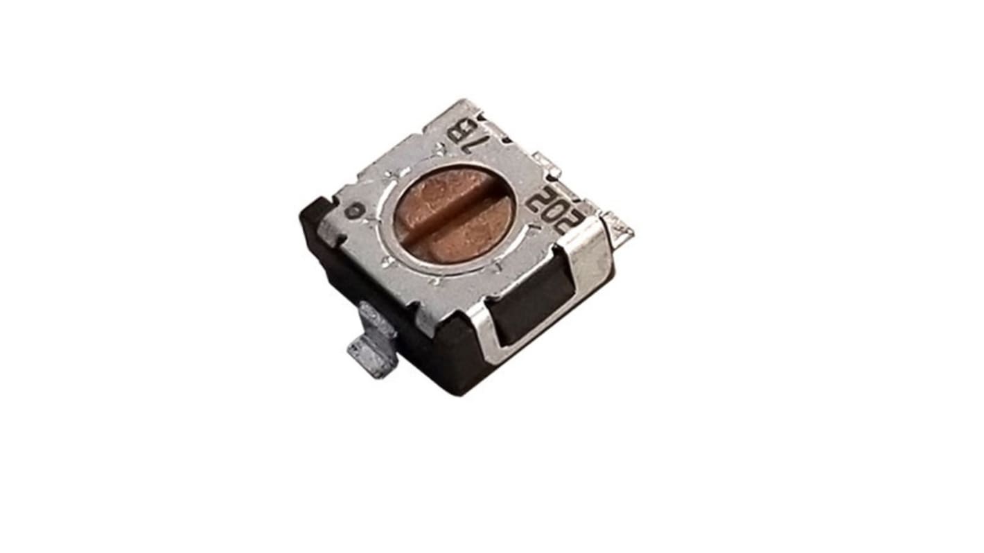 Potentiomètre trimmer NIDEC COPAL ELECTRONICS GMBH CMS 1 tour Réglage par le dessus