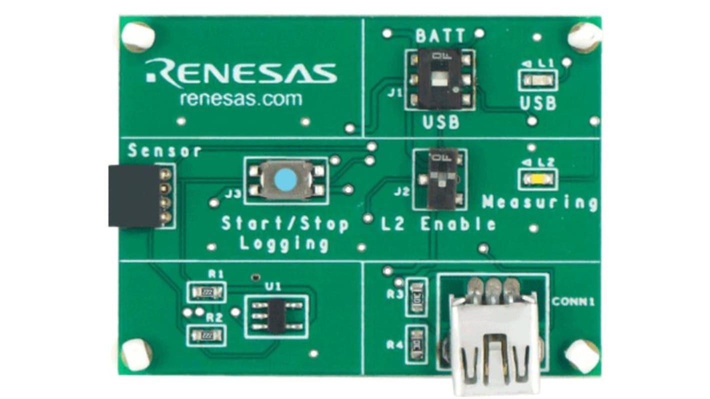 Renesas HS4000-EVK  Entwicklungskit, Temperatur- und Feuchtigkeitssensor für HS4001 Feuchte- und Temperatursensor