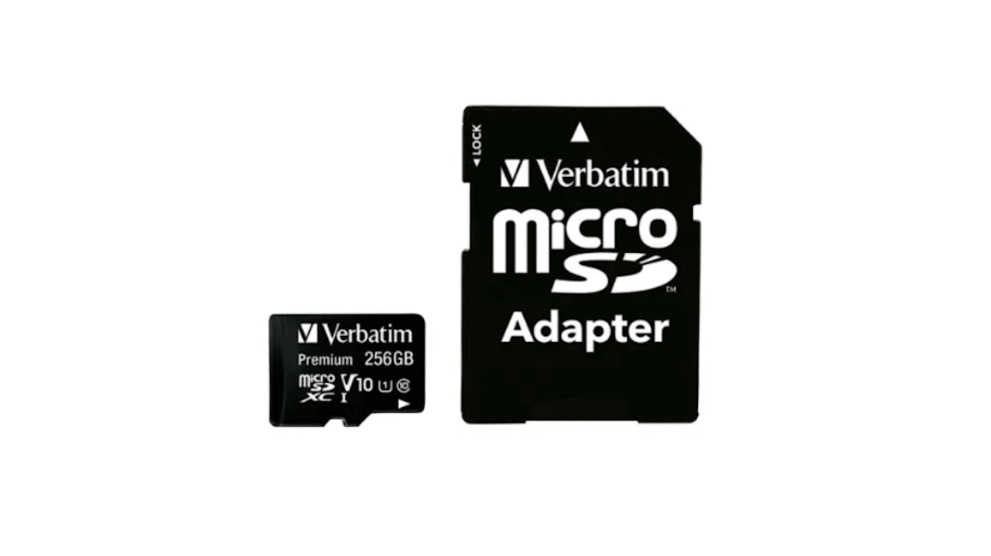 Verbatim MicroSDXC Micro SD Karte 256 GB Class 10 , SLC