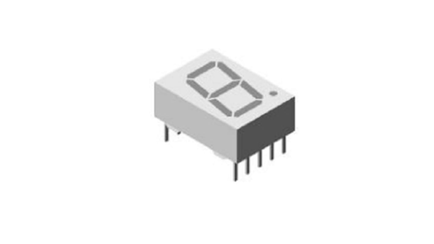 Vishay LED-Anzeige 7-Segment, Rot 649 nm