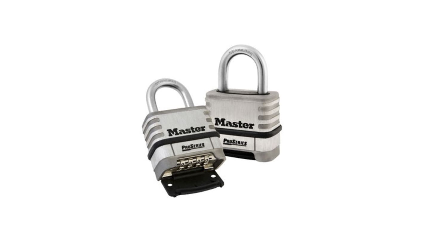 Master Lock Combination Combination Padlock, 8mm Shackle